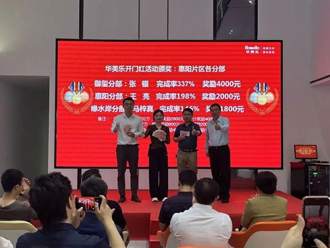 華美樂開門紅表彰大會(huì)暨五一大戰(zhàn)啟動(dòng)會(huì)圓滿成功